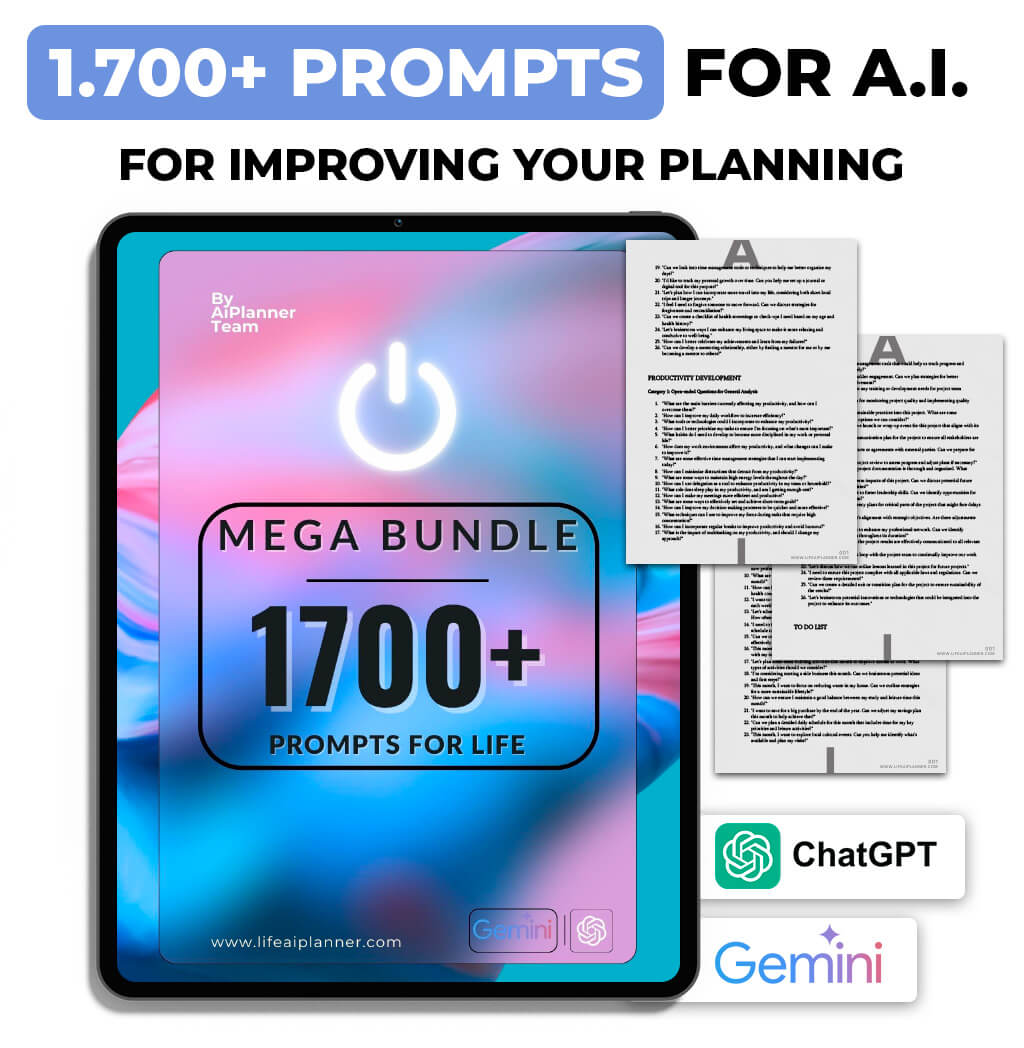 Mega Bundle - 1.700 Prompts for Life